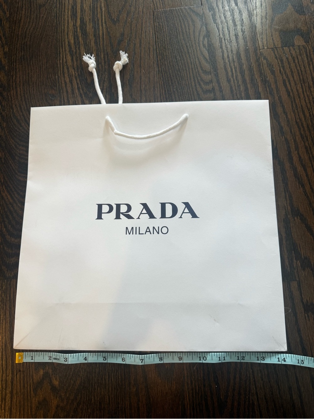 Prada Milano Shopping Bag like new 14 x 14 x 4.5 authentic see video for flaws